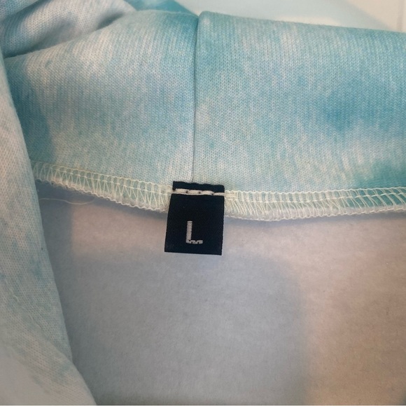 Tie-dyed Women's Pullover "It's OK" Hoodie Size Large - Picture 4 of 5